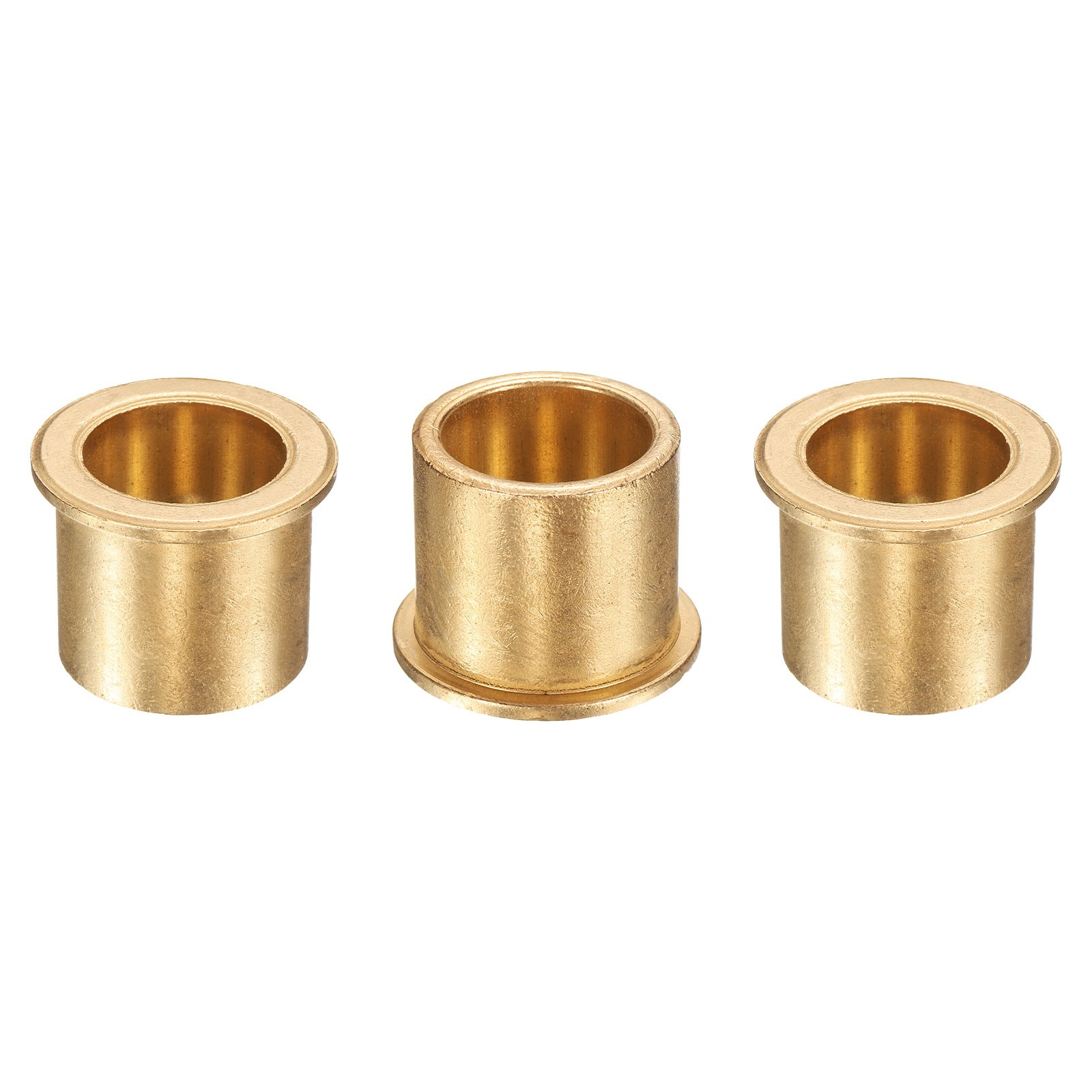 3Pcs Flange Sleeve Bearings 25x32x30mm Self-Lubricating Sintered Bronze Bushing