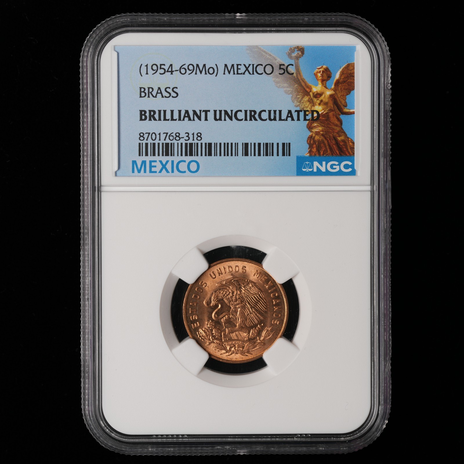 Mexico - 5 Centavos - 1965 - NGC BU (318)
