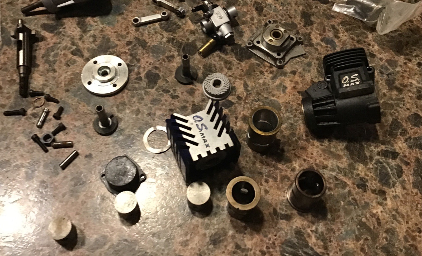 Rc Engine Parts And Decals (OS & GS)