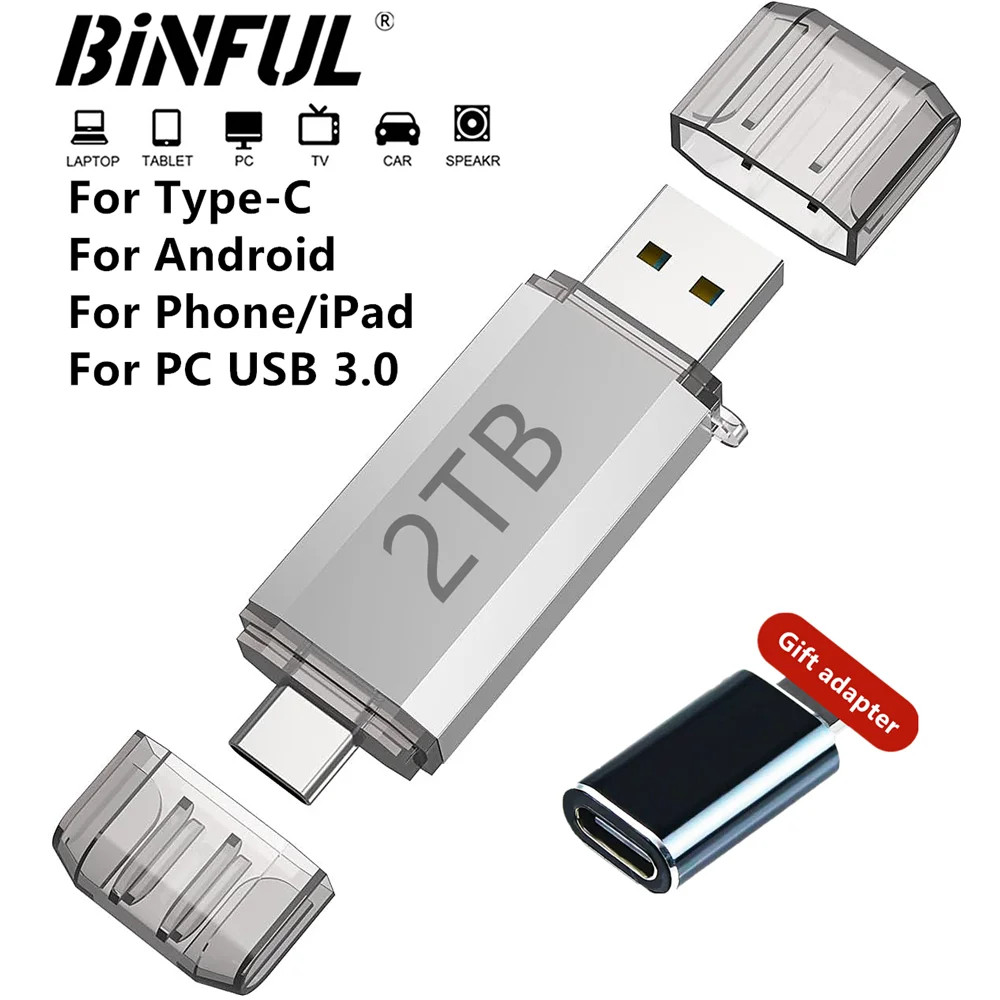 512GB USB Flash Drive High-Speed Storage for Android Phone PC Photo Video Backup