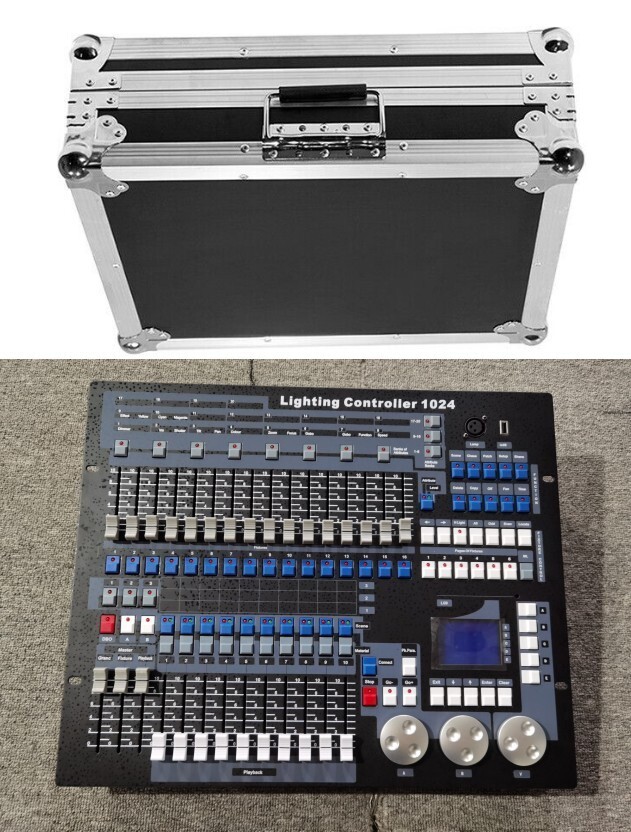 1024 Light Controller Mixer Stage Moving Head par Console DMX 512 Controller/cas