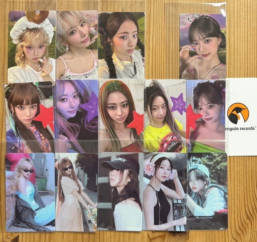 LE SSERAFIM - 4TH MINI ALBUM CRAZY WEVERSE SHOP POB PHOTO CARD