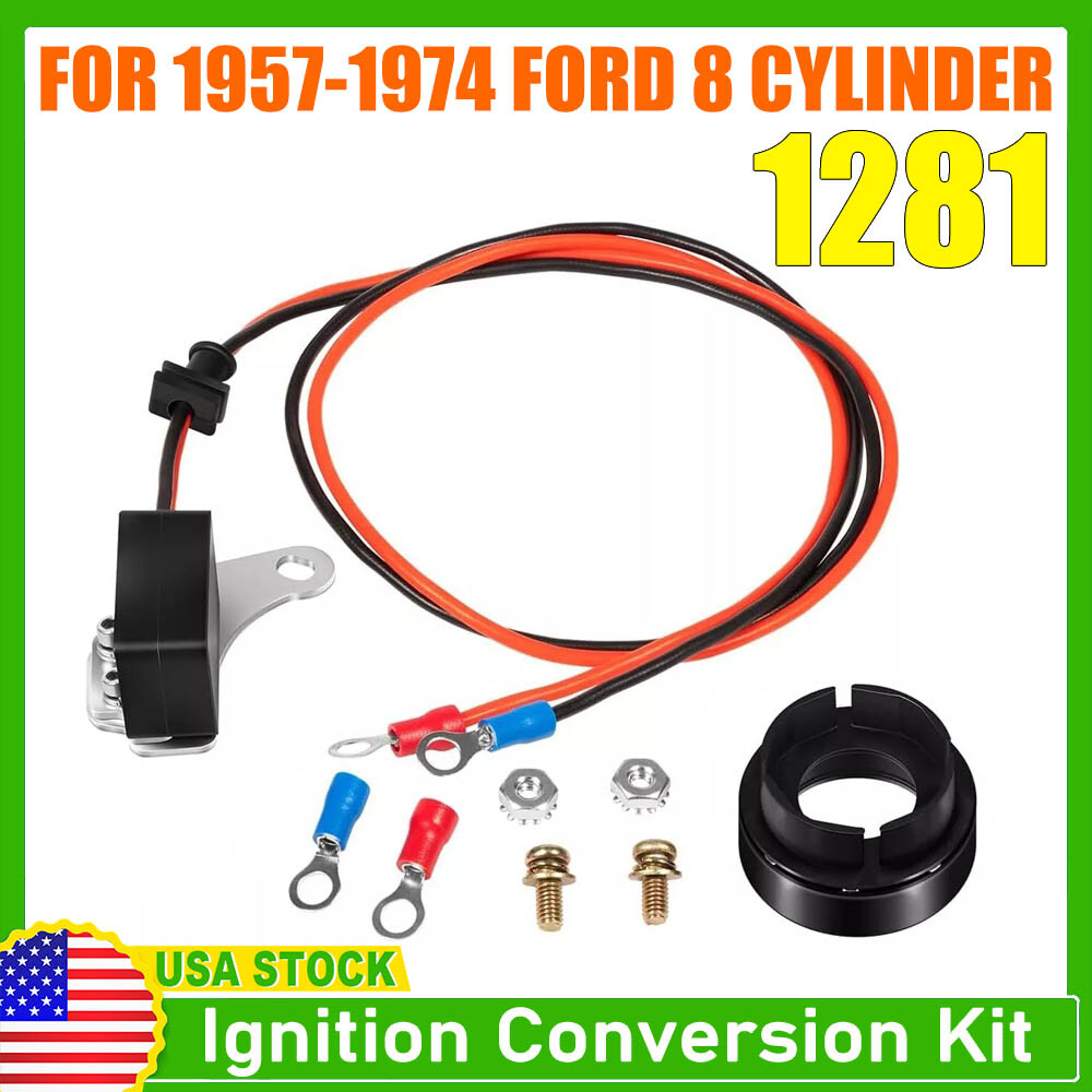 For Ford V8 Pertronix 1281 Ignition Points-to-Electronic Conversion Kit Ignitor✅