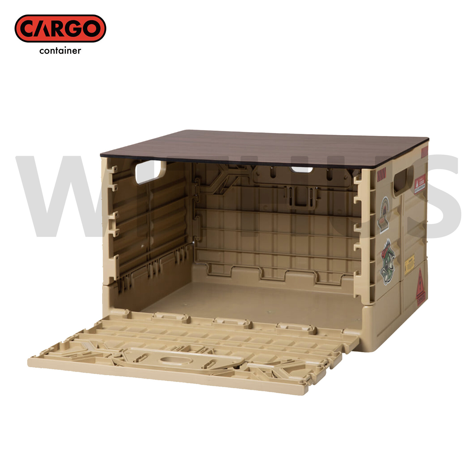CARGO CONTAINER Signature Folding Box Camping Table - 3colors