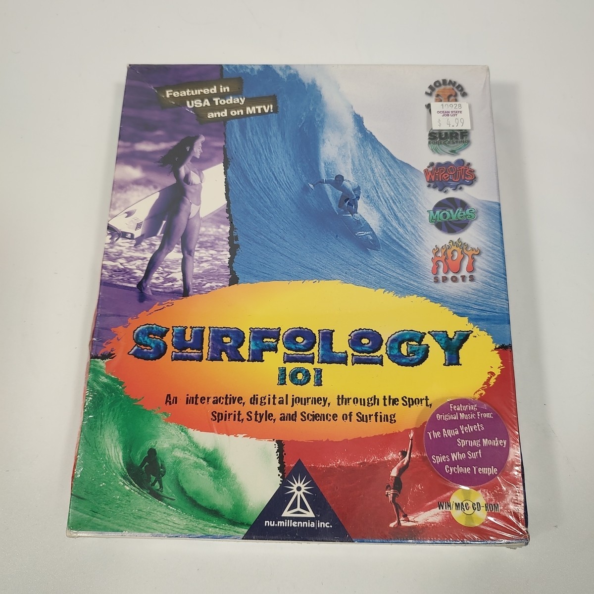 Surfology 101 CD ROM WIN/MAC New Factory Sealed 1995