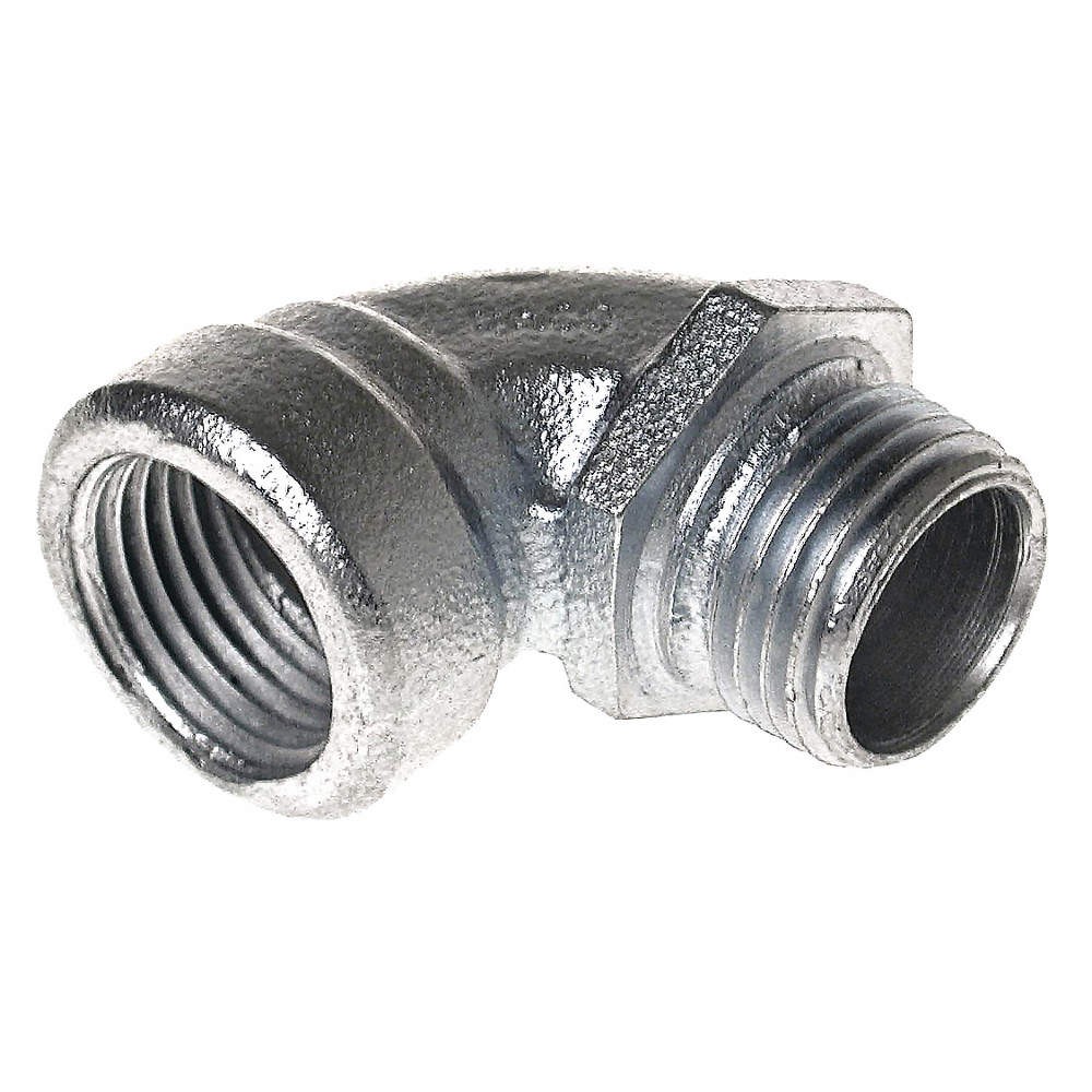 RACO 1723 Elbow,Iron,Overall L 2 7/64in 52AV29