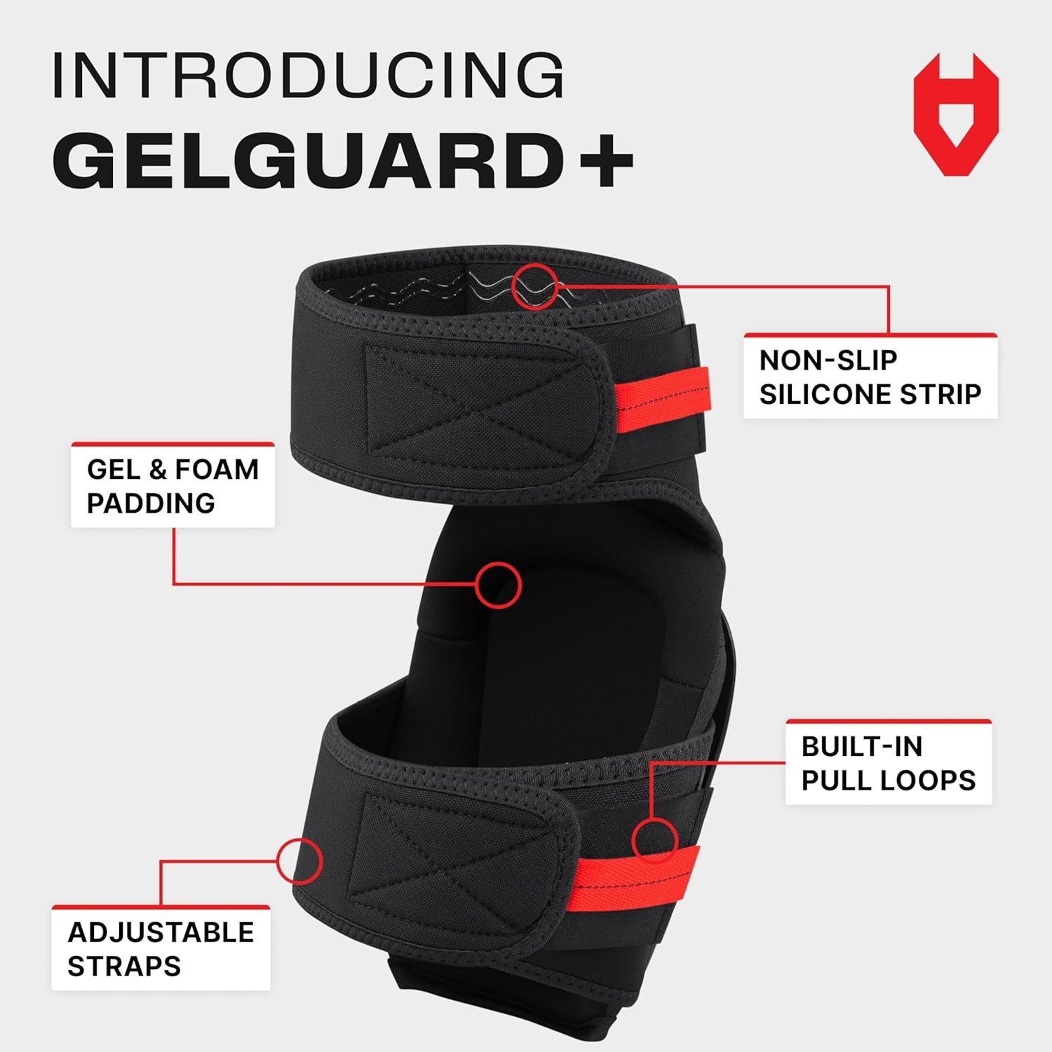 Professional Knee Pads for Work — Heavy Duty Anti-Slip Cap, Extra Dual-Layer ...