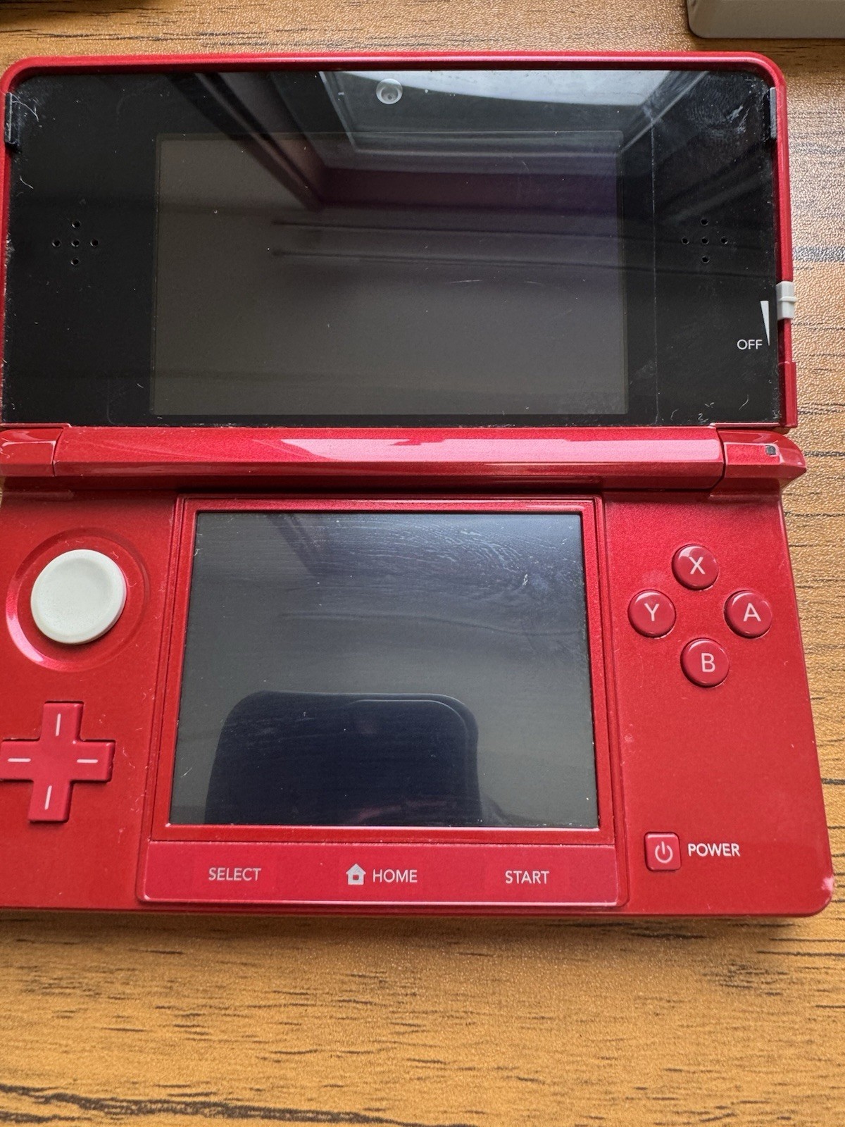 ☆1 Nintendo 3DS Metallic Red Good TESTED 290g