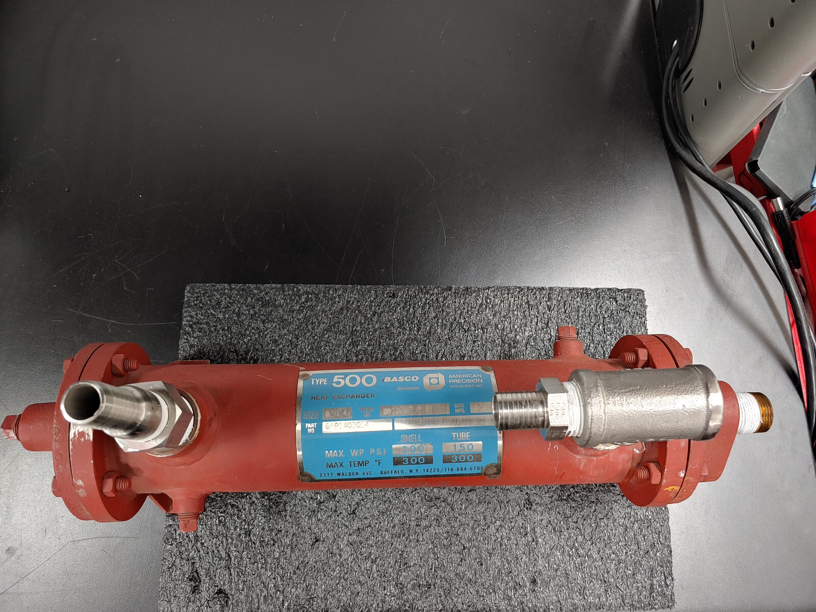 AMERICAN PRECISION BASCO Type 500 Heat Exchanger 6A95A03014