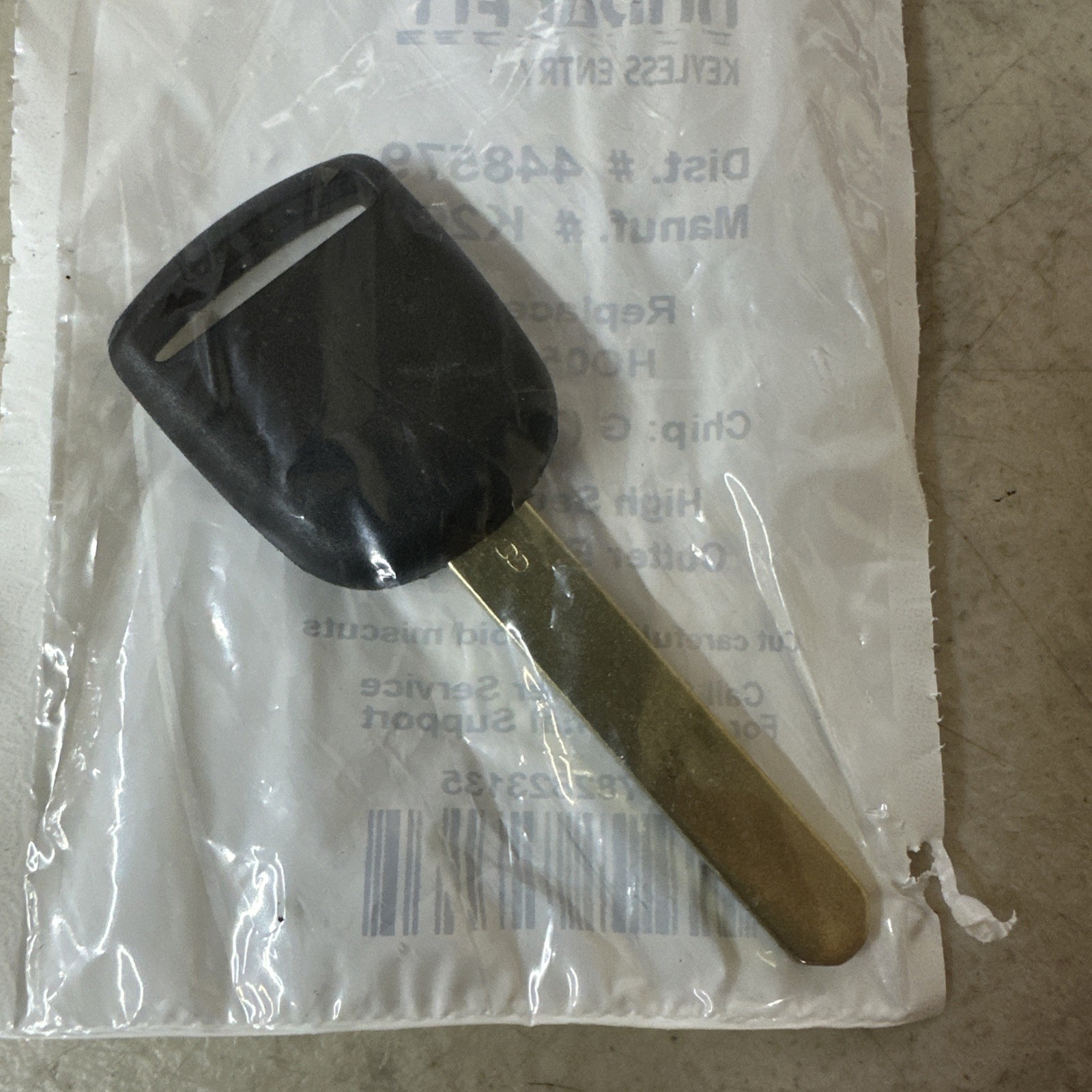 NEW Duracell Key MFR# K268 DIST# 448579
