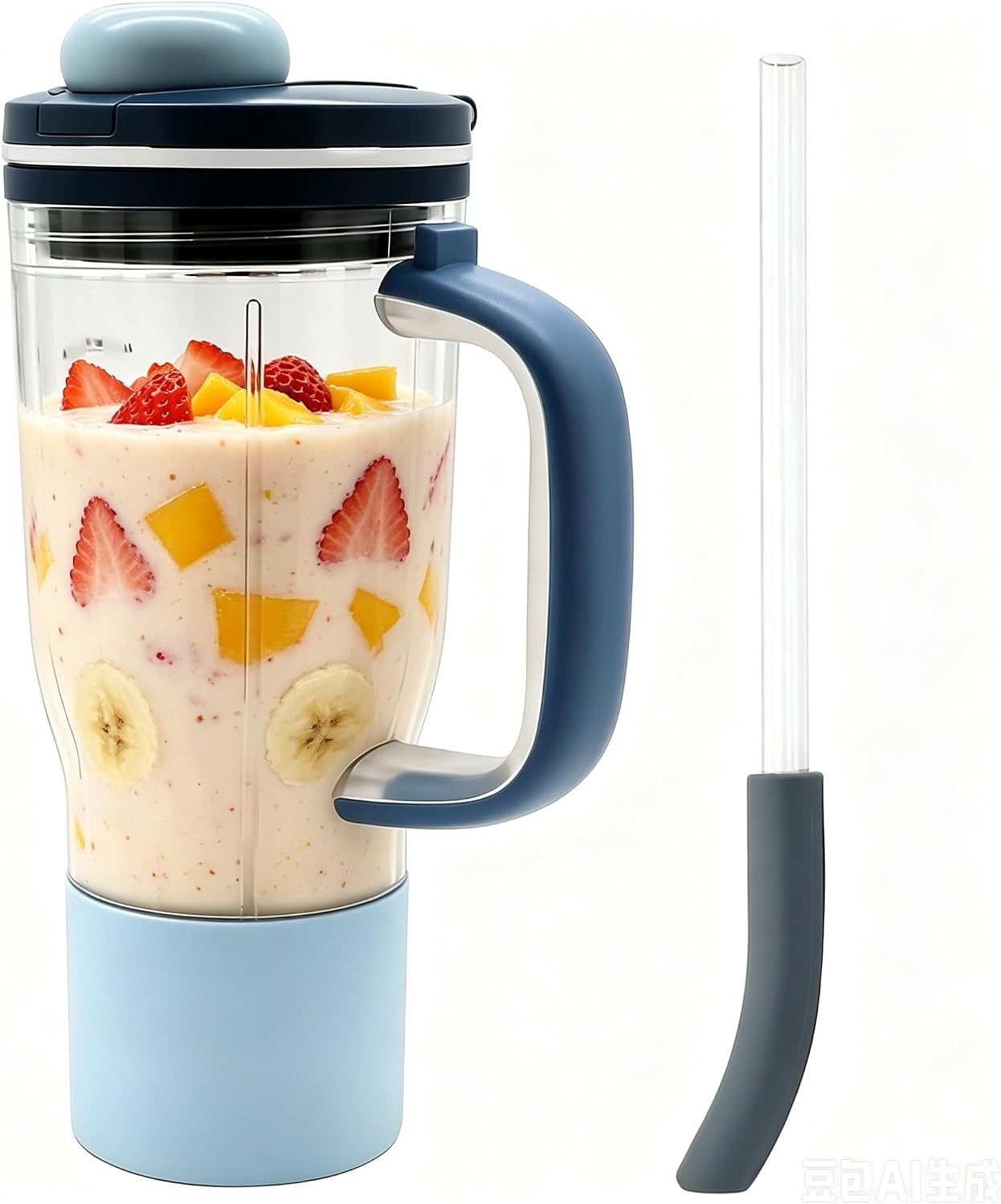 26 oz Travel Tumbler Replacement Compatible with Ninja BlendBoss Personal Blende