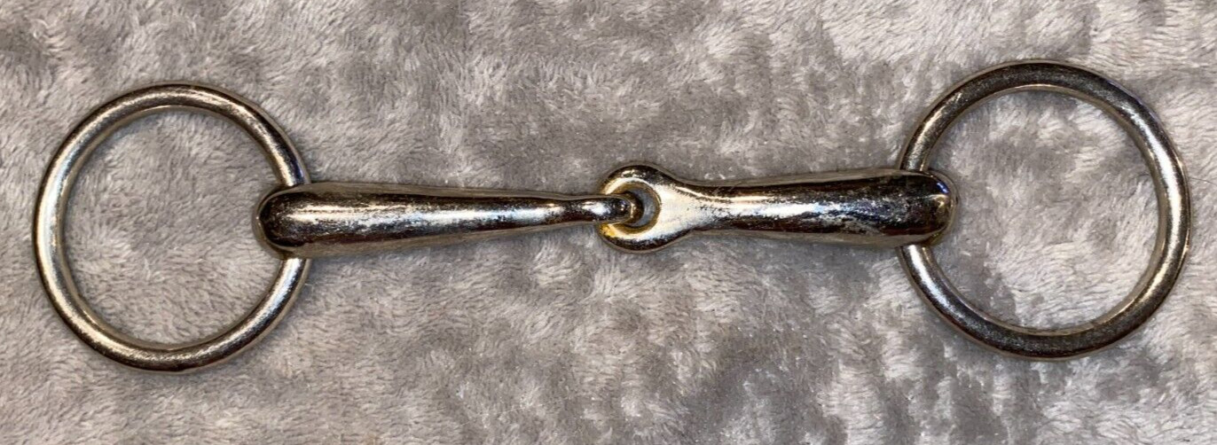 4 1/4'' PONY LOOSE O RING SNAFFLE ENGLISH BIT