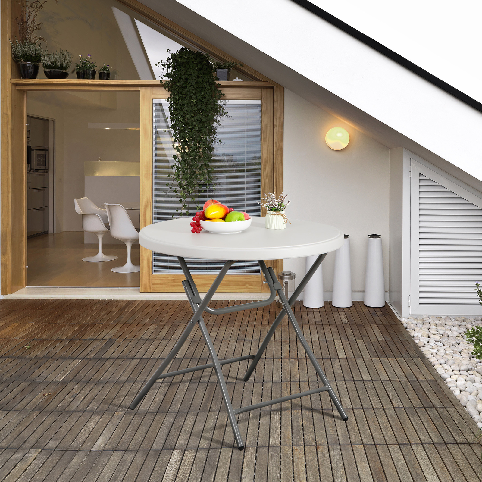 32In Cocktail Table Round High Top Folding Table Round High Top Folding Table