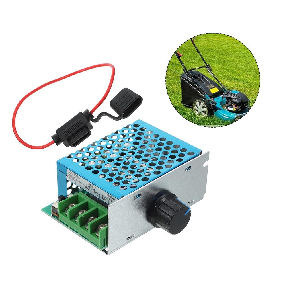 Adjustable For PWM DC Motor Controller 30A 7-70V Input with Automotive Fuse