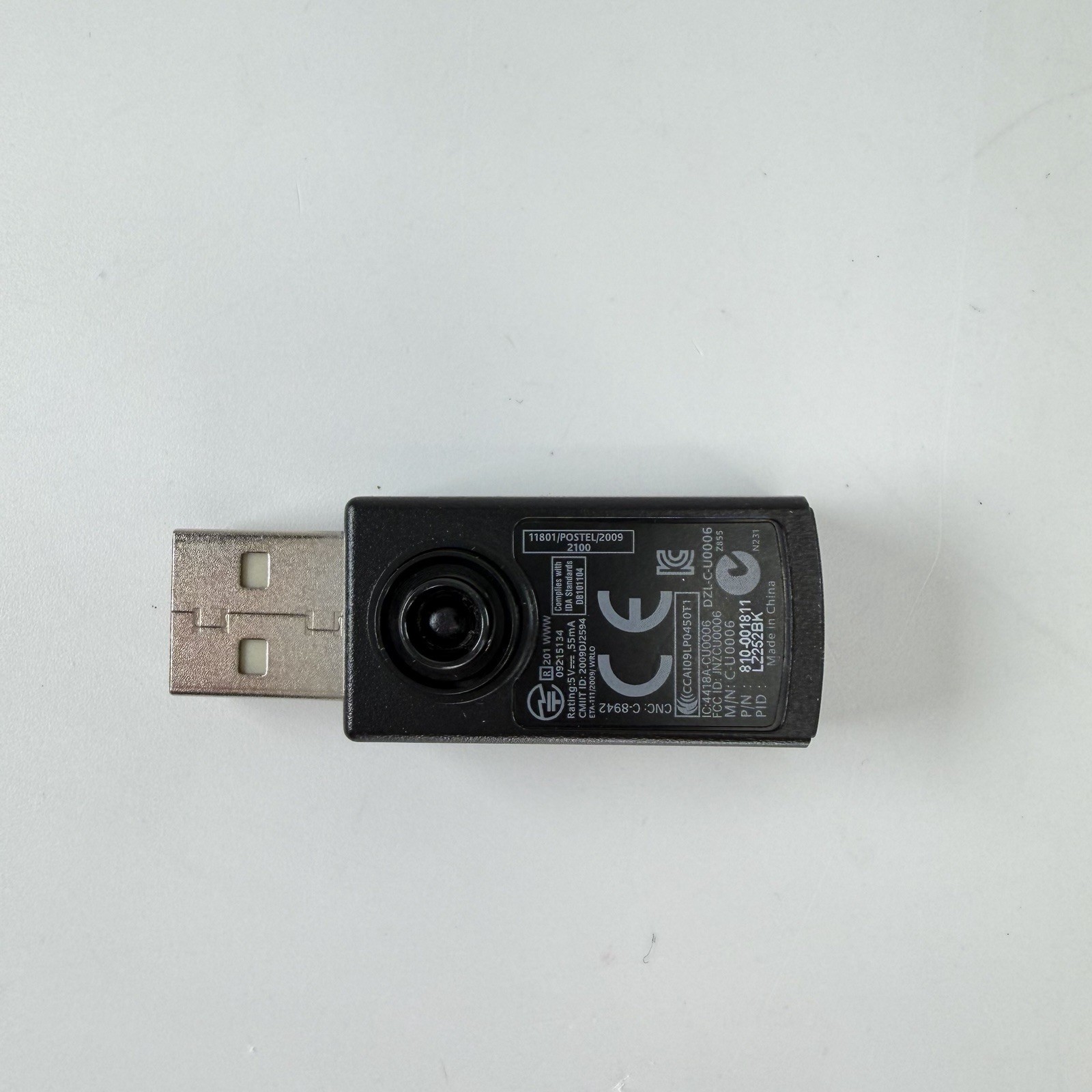 Logitech C-U0006 Wireless USB Bluetooth Receiver Adapter Dongle 810-001811