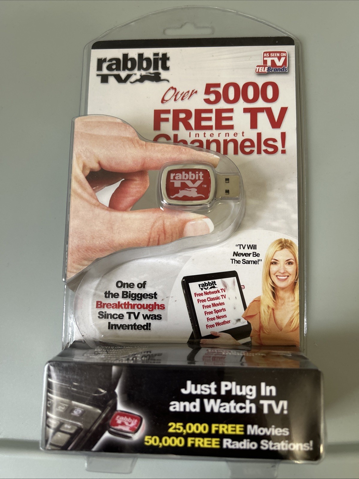 New 2012 Rabbit TV As Seen On TV Watch Over 5000 Free TV Internet Channels