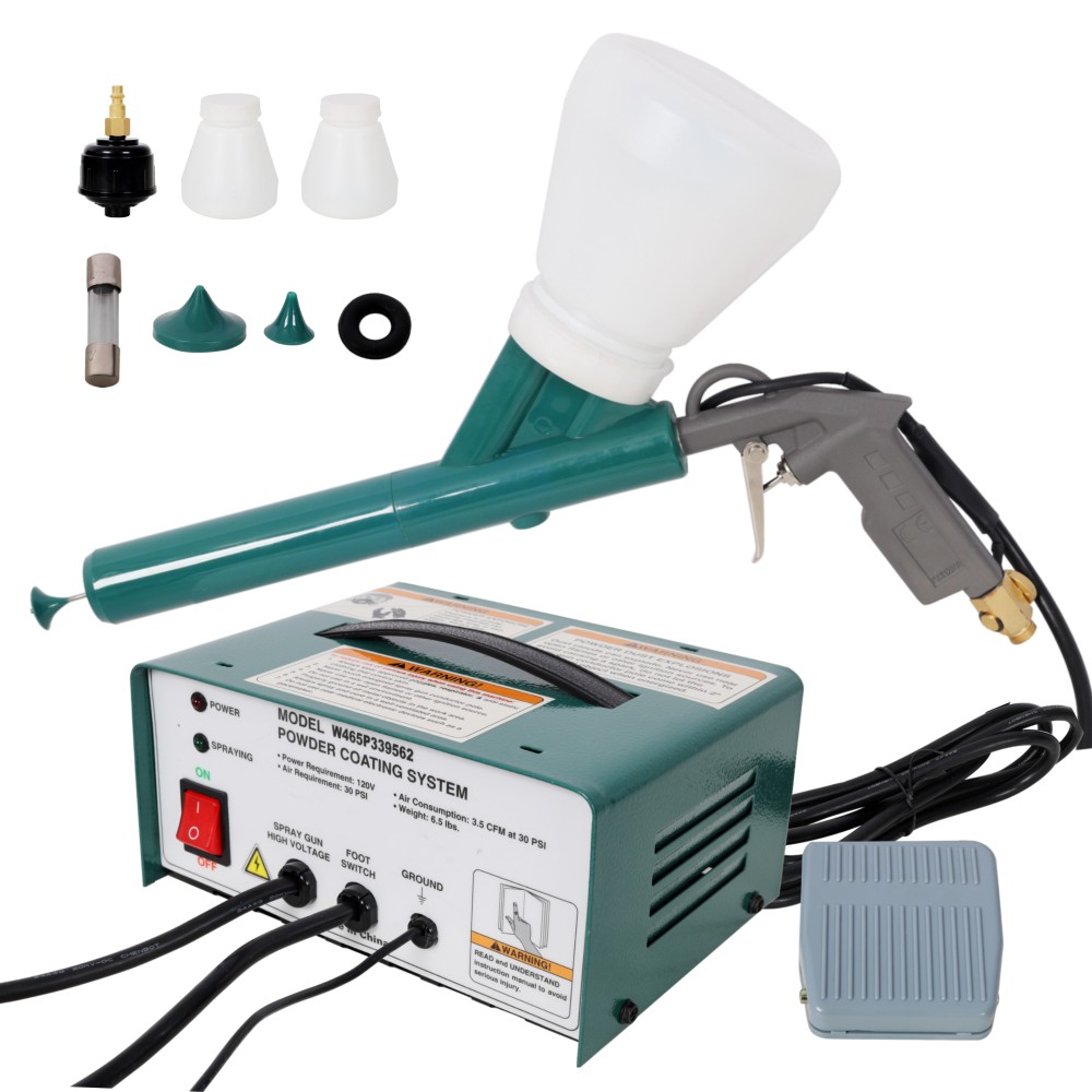 Complete Electrostatic Powder Coating System, 120V/60HZ,Powder Coating Kit