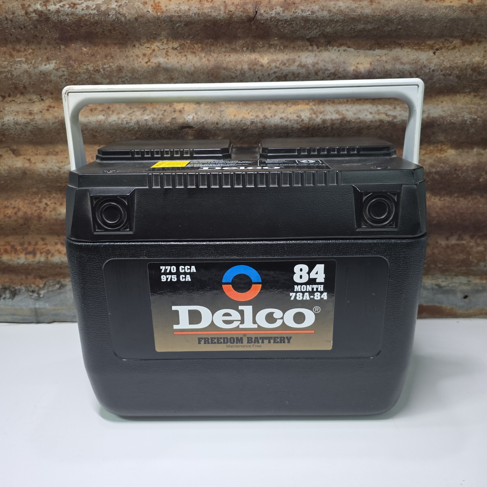Delco Professional Car Battery Cooler Ice Chest Lunchbox Rubbermaid