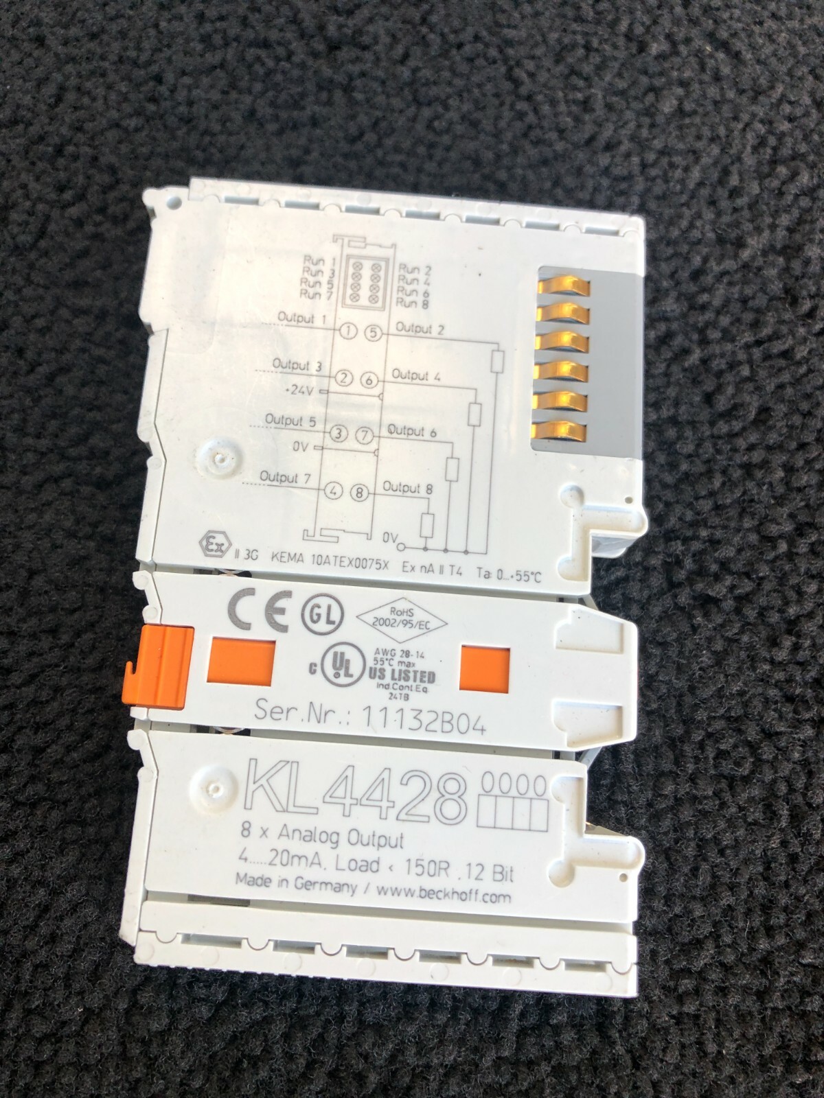 Beckhoff Kl 4428, 8-channel Analog Output Terminal