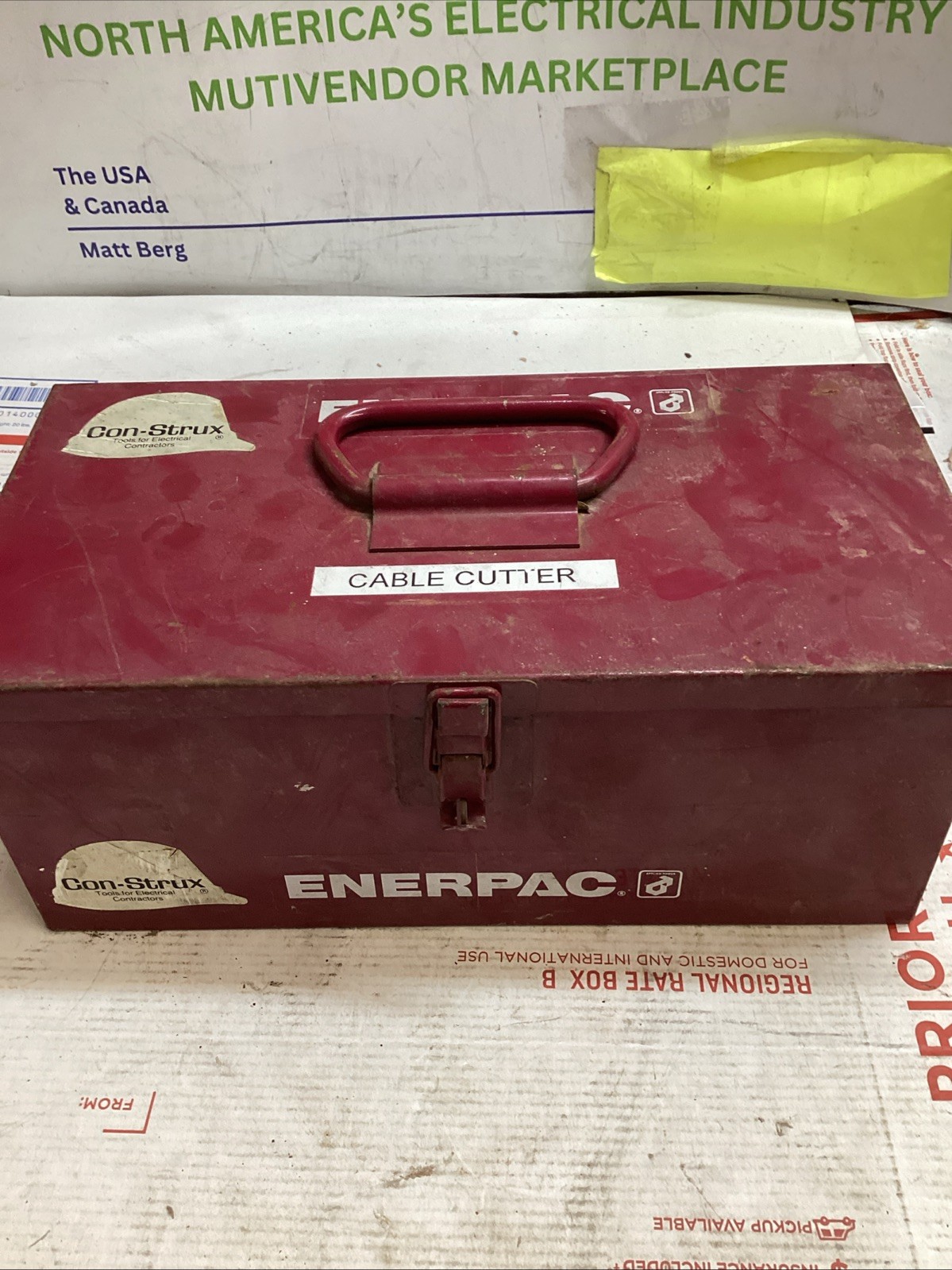 ENERPAC HYDRAULIC CABLE CUTTER HEAD CS-100 ED4U 3295