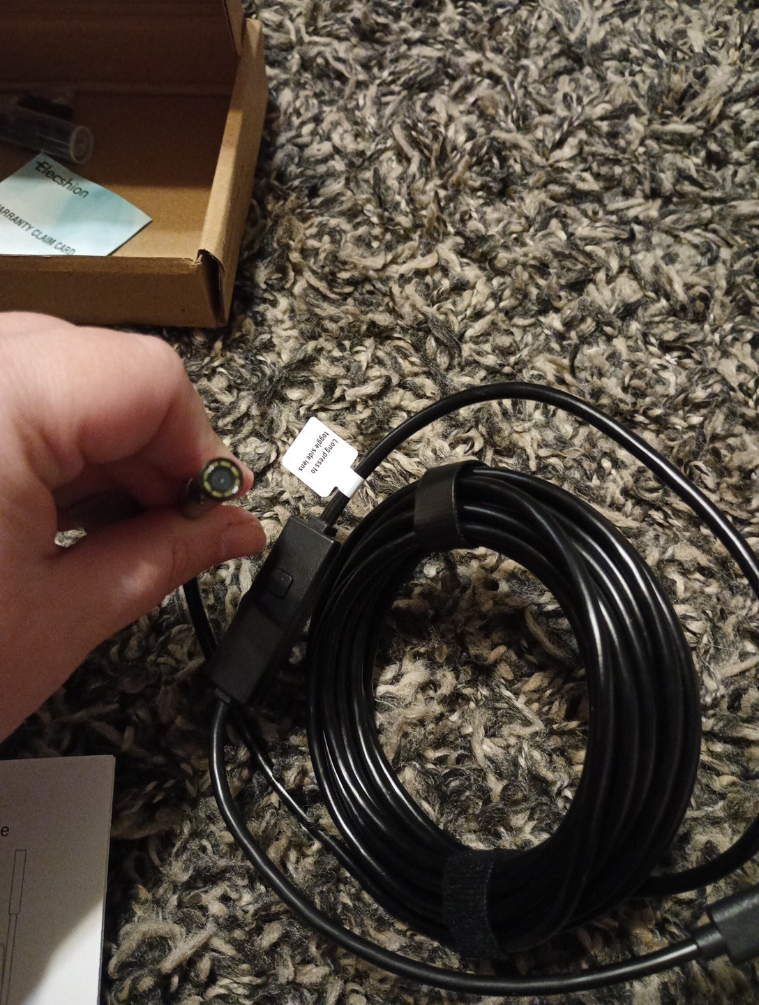 Intelligent Visual Industrial Endoscopy Camera