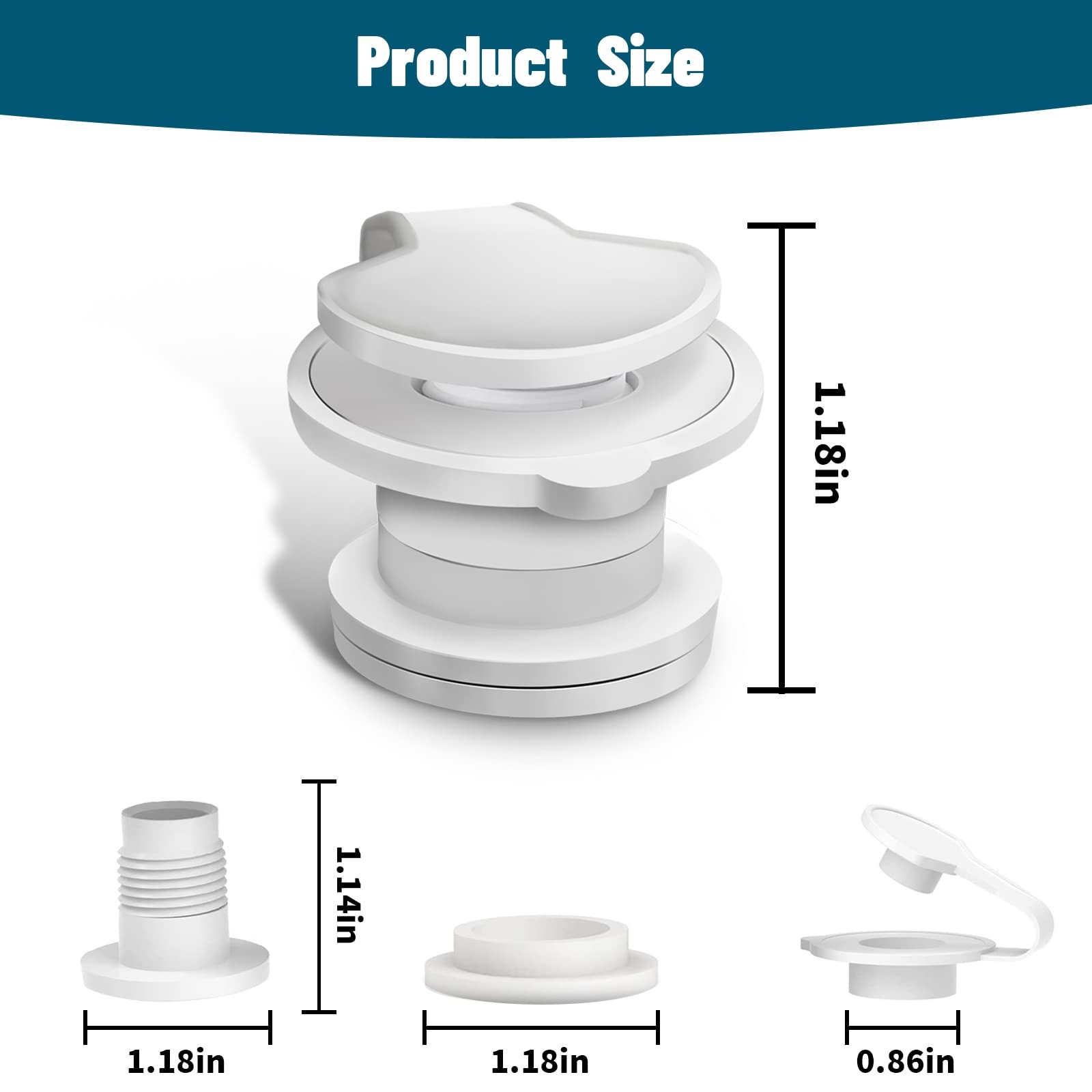 Cooler Drain Plug Replacement for Coleman Cooler Standard Drain Plug Assembly...