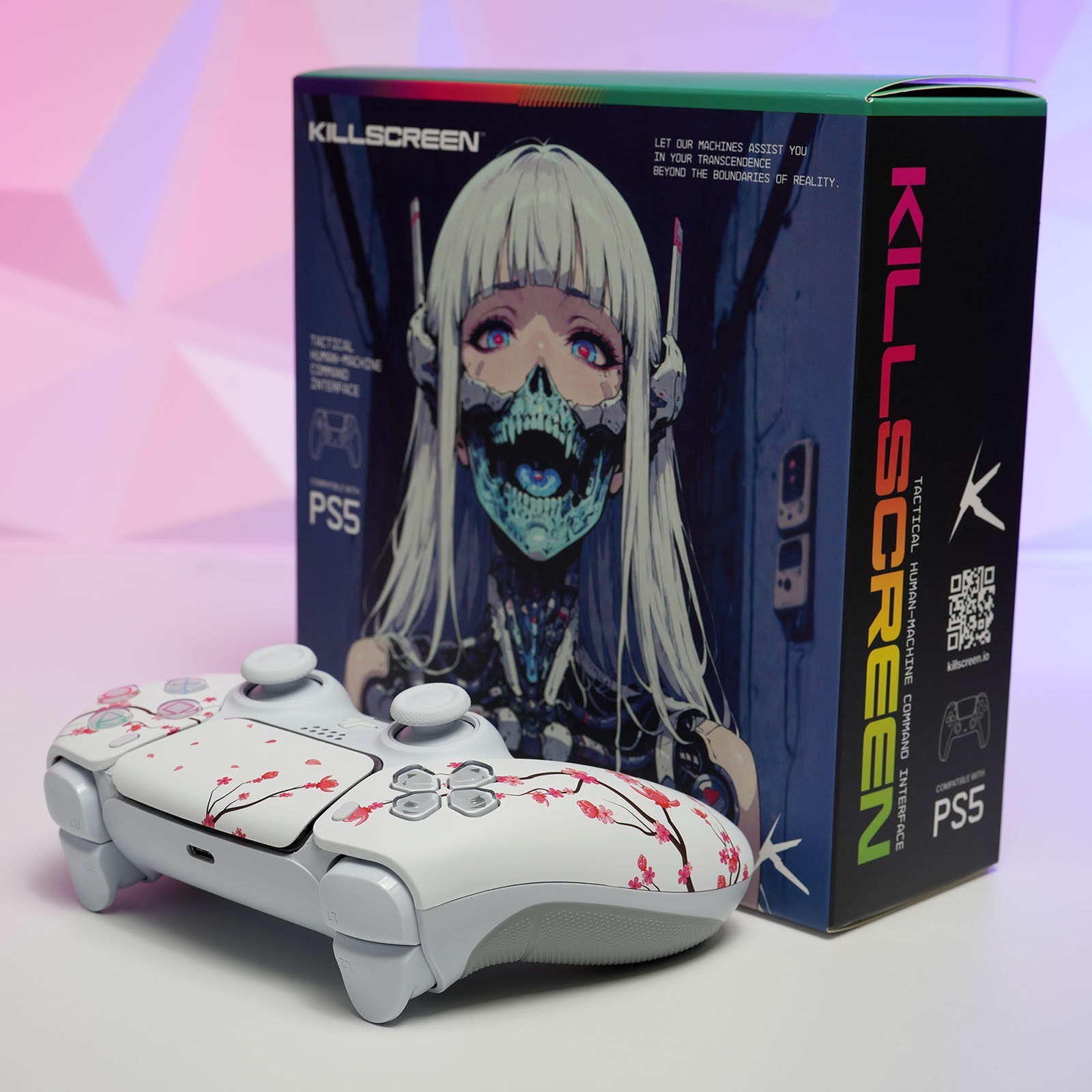Sakura Prime Cherry Blossom PS5 Controller PlayStation 5 Custom Pro DualSense