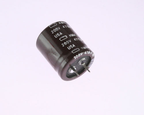 (8pcs) 470uF 200V Snap In Mount Electrolytic Capacitor 200 Volts 470mfd 200VDC