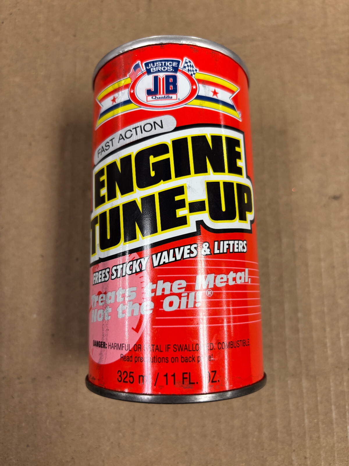 JB Justice Brothers Engine Tune-Up Treats Metal Not The Oil 11 FL. ounce can