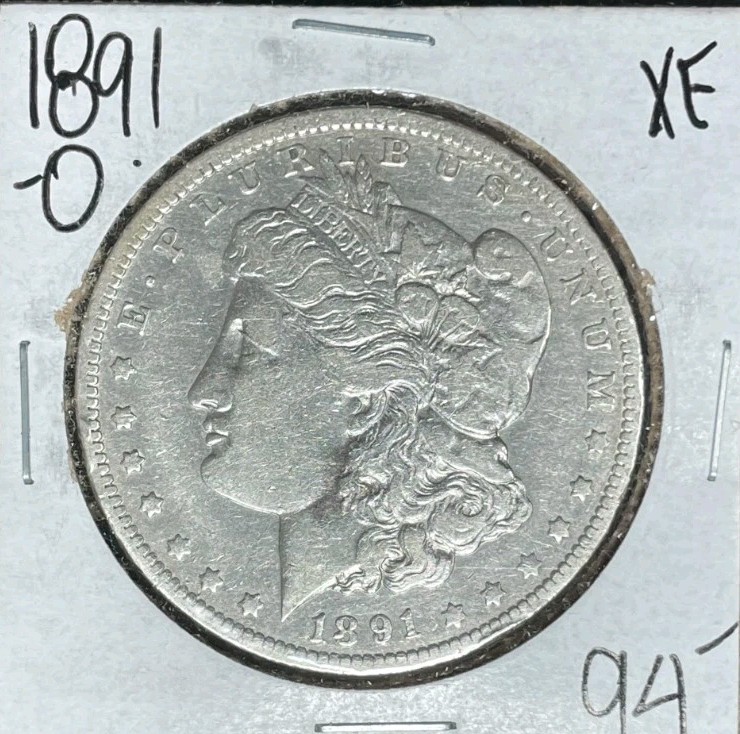 1891-O MORGAN SILVER DOLLAR ~ XF ~NICE COIN~REF#2