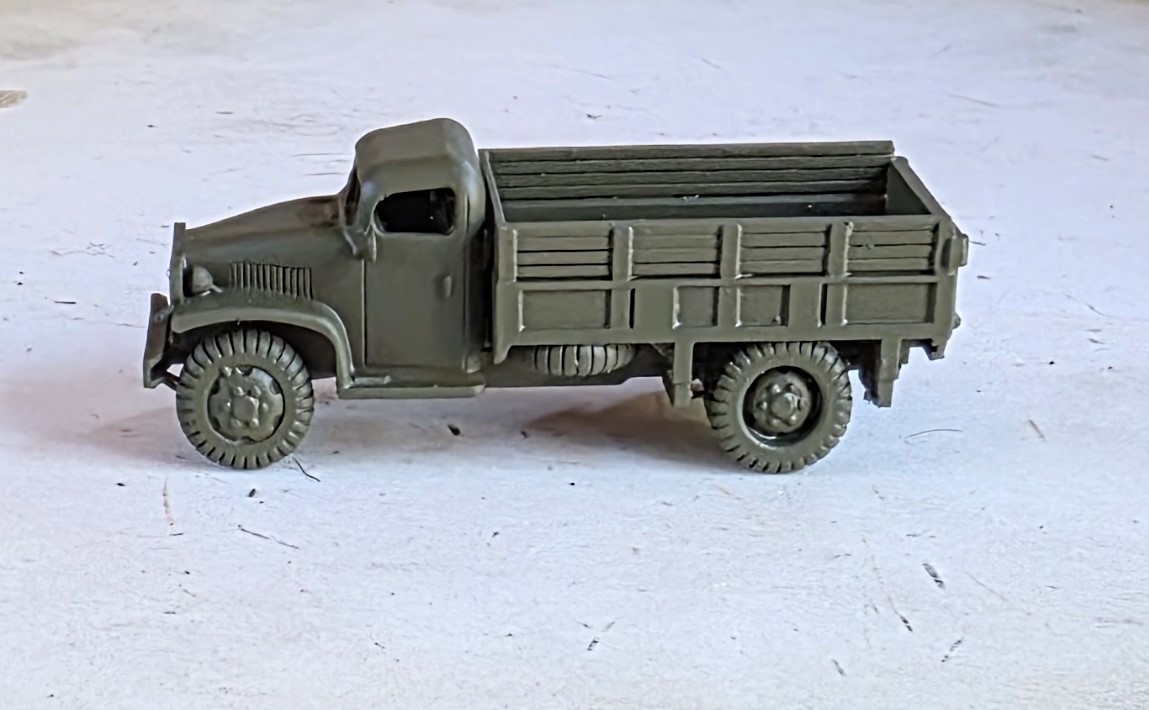 One HO 1/87 scale WW2 US Army G506 4X4 light truck, olive drab, EXCLUSIVE!!!