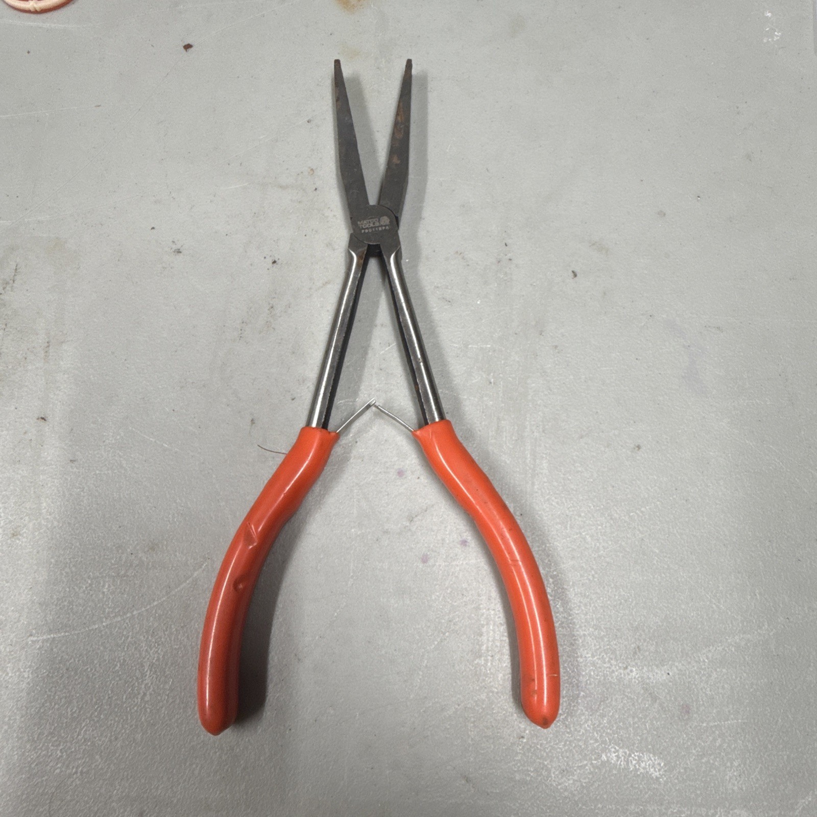 Matco Tools PD011BPA- 11" Long Orange Handle Spring Loaded Duck Bill Pliers Nice