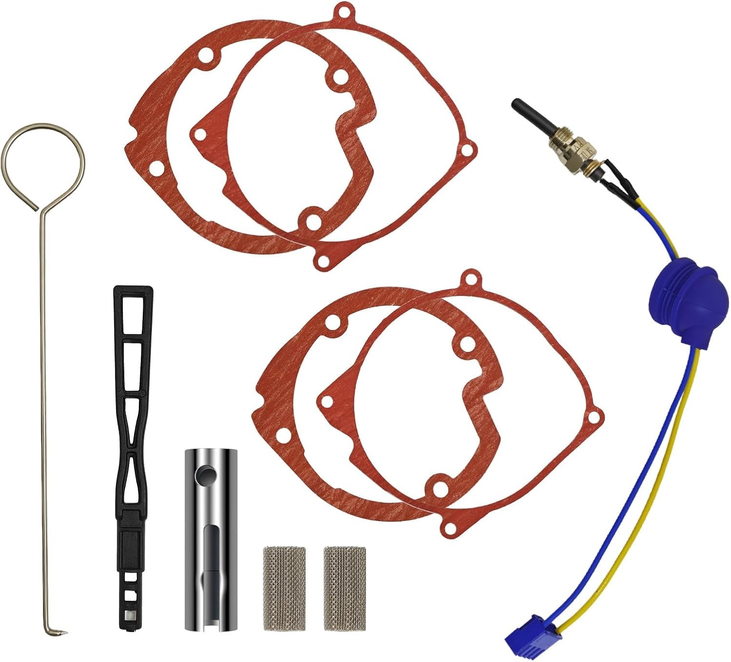 Glow Plug Repair Kit, with Ceramic Glow Plug for 12V/24V/110V Diesel Heater 5KW/