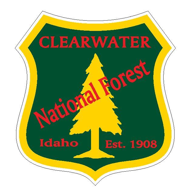Clearwater National Forest Sticker R3216 Idaho YOU CHOOSE SIZE