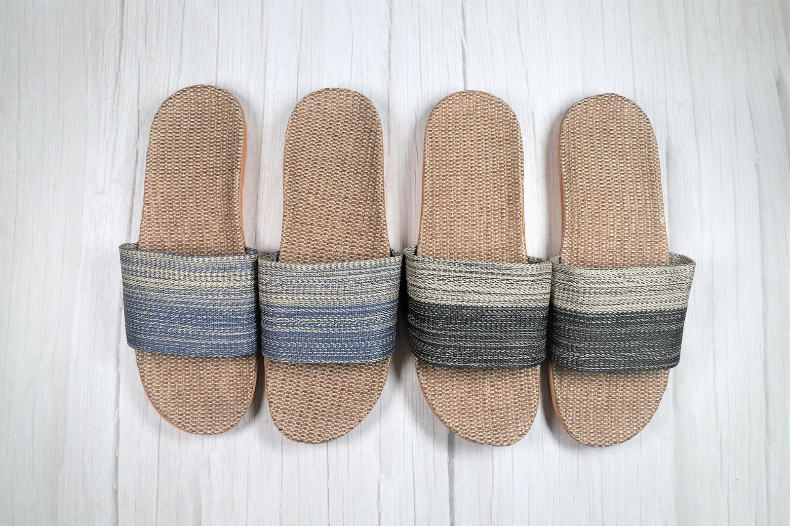 Linen Slippers Japanese Tatami Style