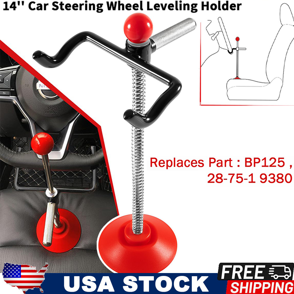 14" Rack Steering Wheel Leveling Holder Stand Car Alignment Tool for Truck Buses