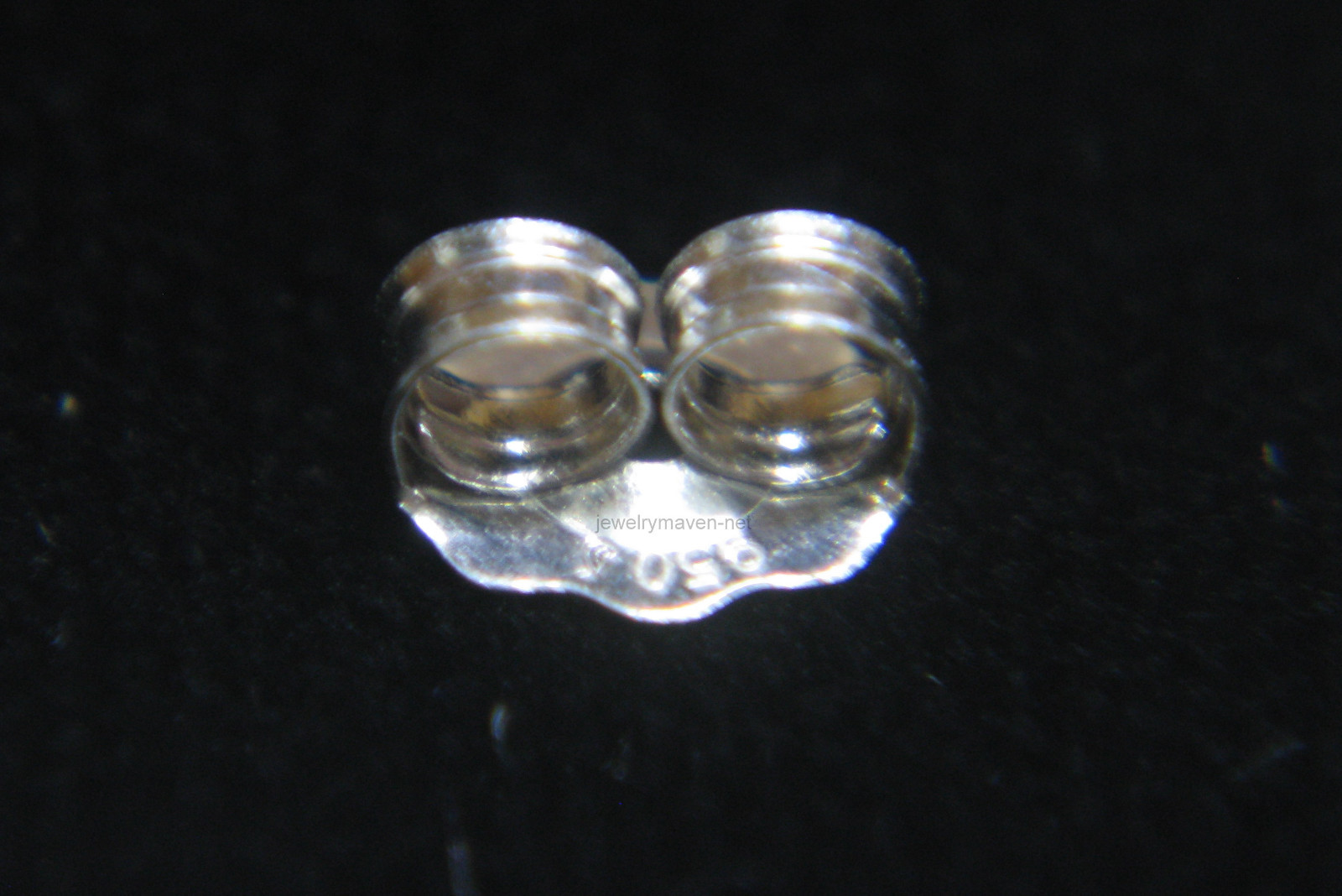 PAIR 4.2mm Light Friction Tension Solid PLATINUM 950 Earring Push Backs Nuts USA