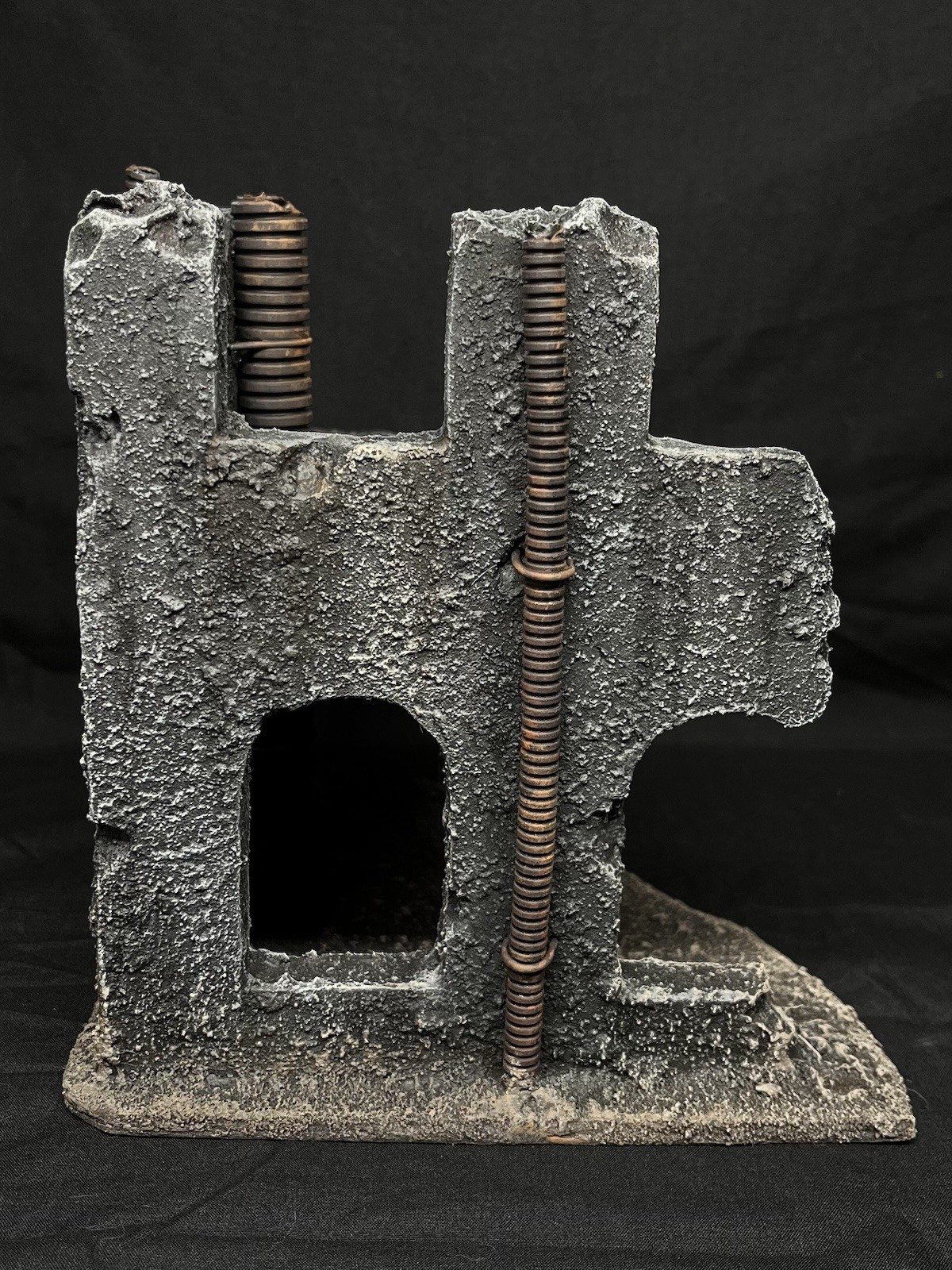 Warhammer 40K Compatible Corner Ruins Terrain Painted Tabletop Wargaming Scenery