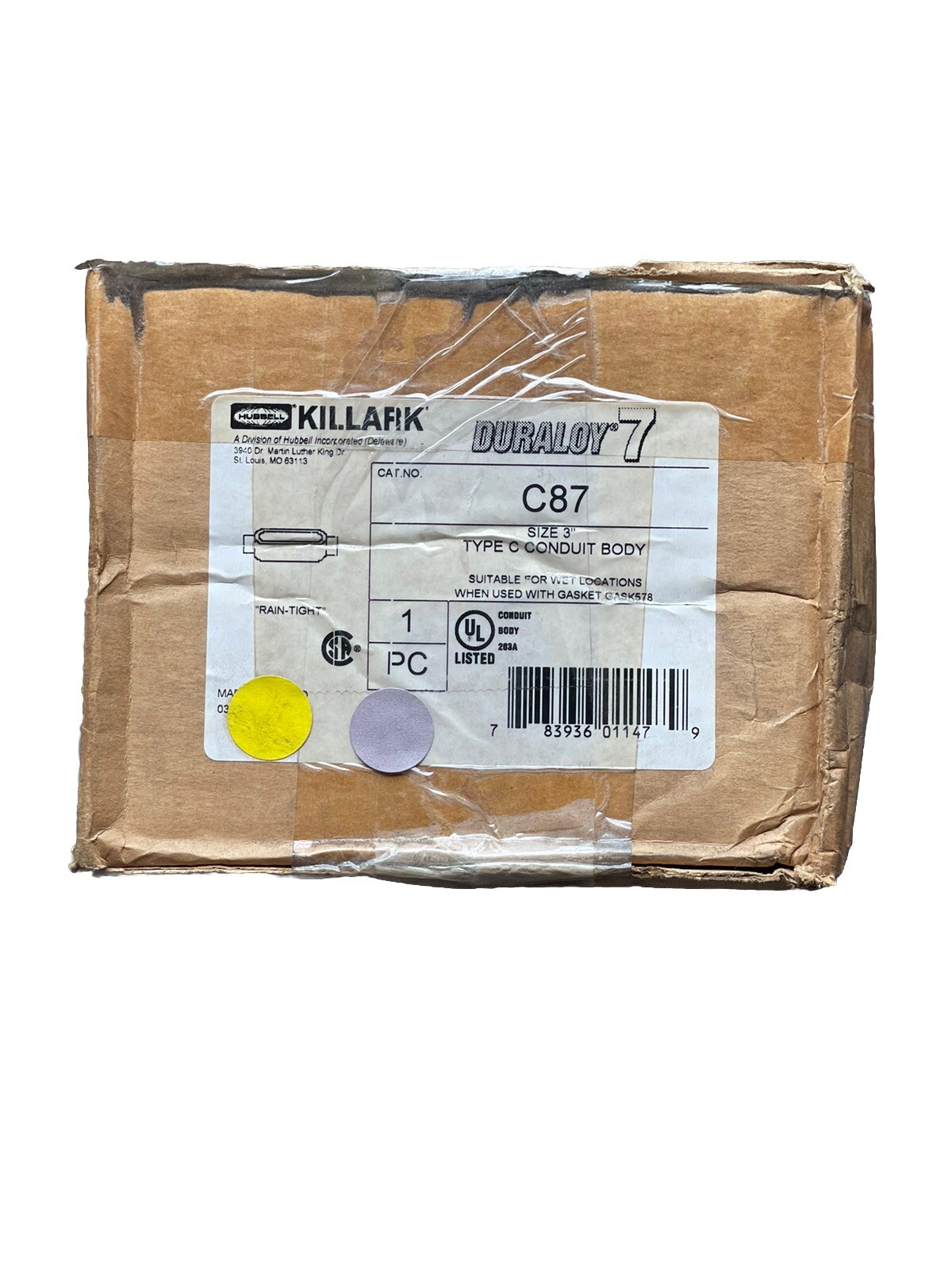 🔥(AN) HUBBELL C87 / C87 (NEW IN BOX)