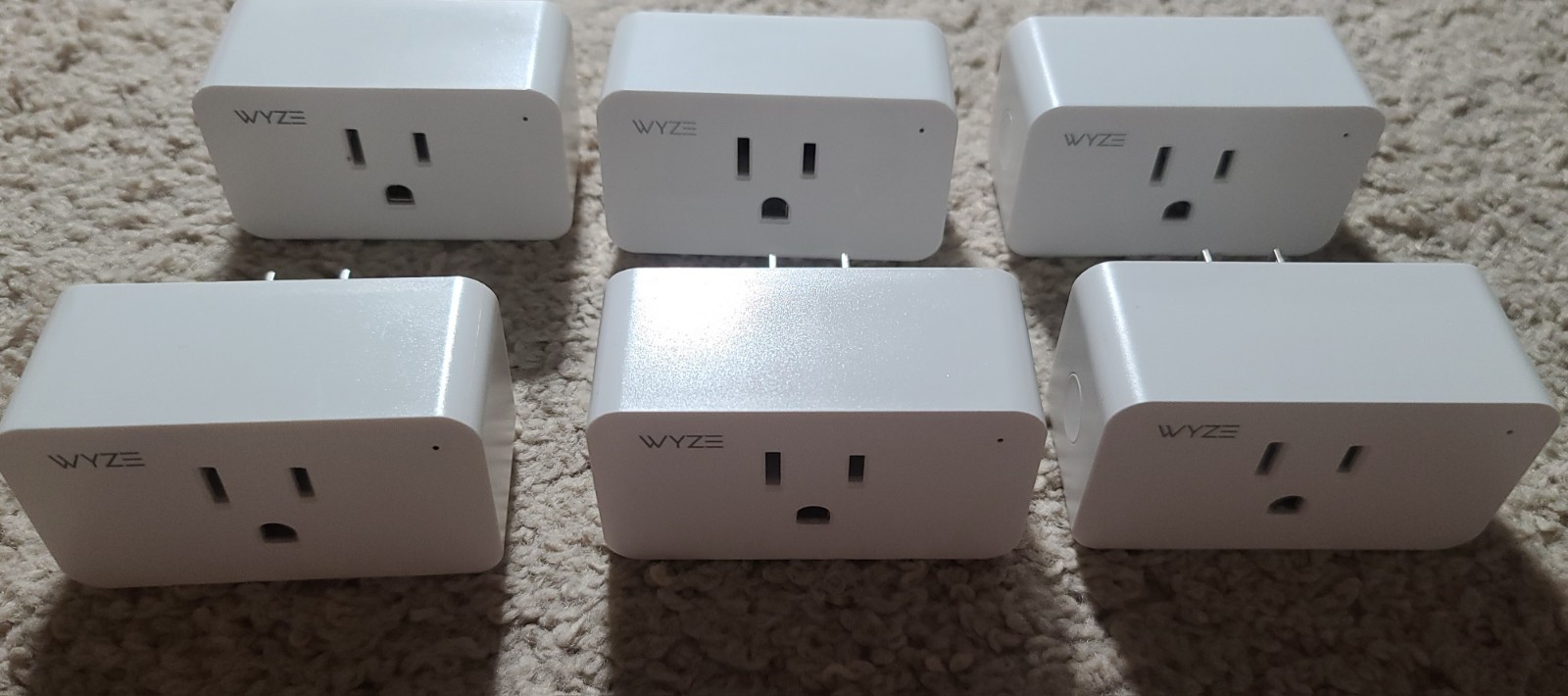 Wyze Compact Smart Plug WLPP1 WLPP1CFH-1 6-Pack