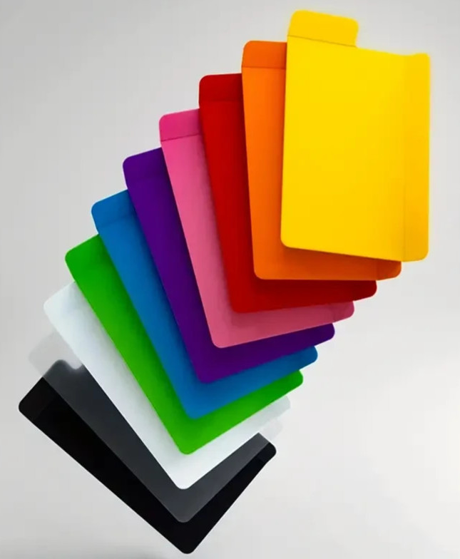 10 x Trading Card Dividers Multicolour - 1  Of Each Colour 10 In Total
