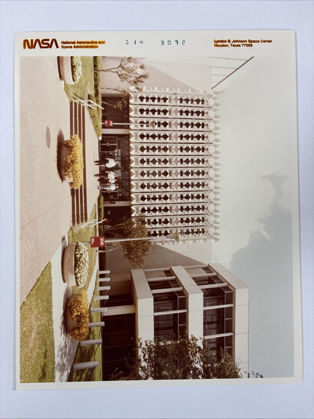 NASA STS 41D Mission Control Center Shift Change Press Photo
