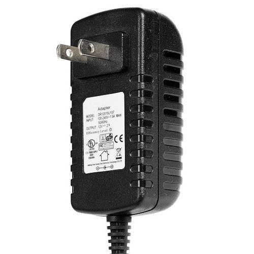 Power Adapter for IR Security Camera 12V 2A DC  CCTV Security DVR UL Listed