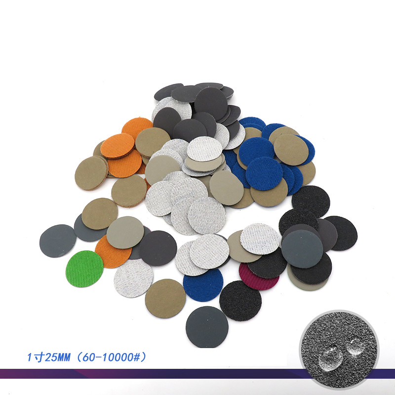 1 Inch 25mm Wet And Dry Sanding Discs Sandpaper Hook And Loop Pads Grit 60-10000