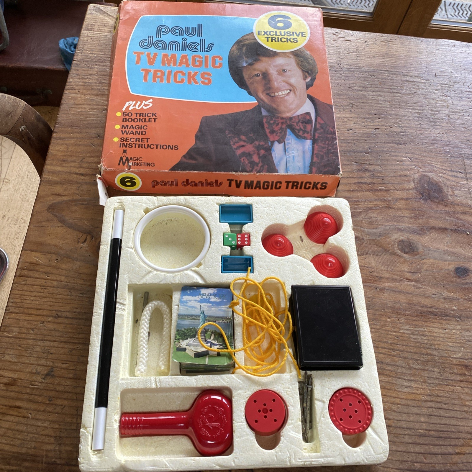 Vintage 1979 Paul Daniel’s TV Magic Trick Set 6 Magic Tricks
