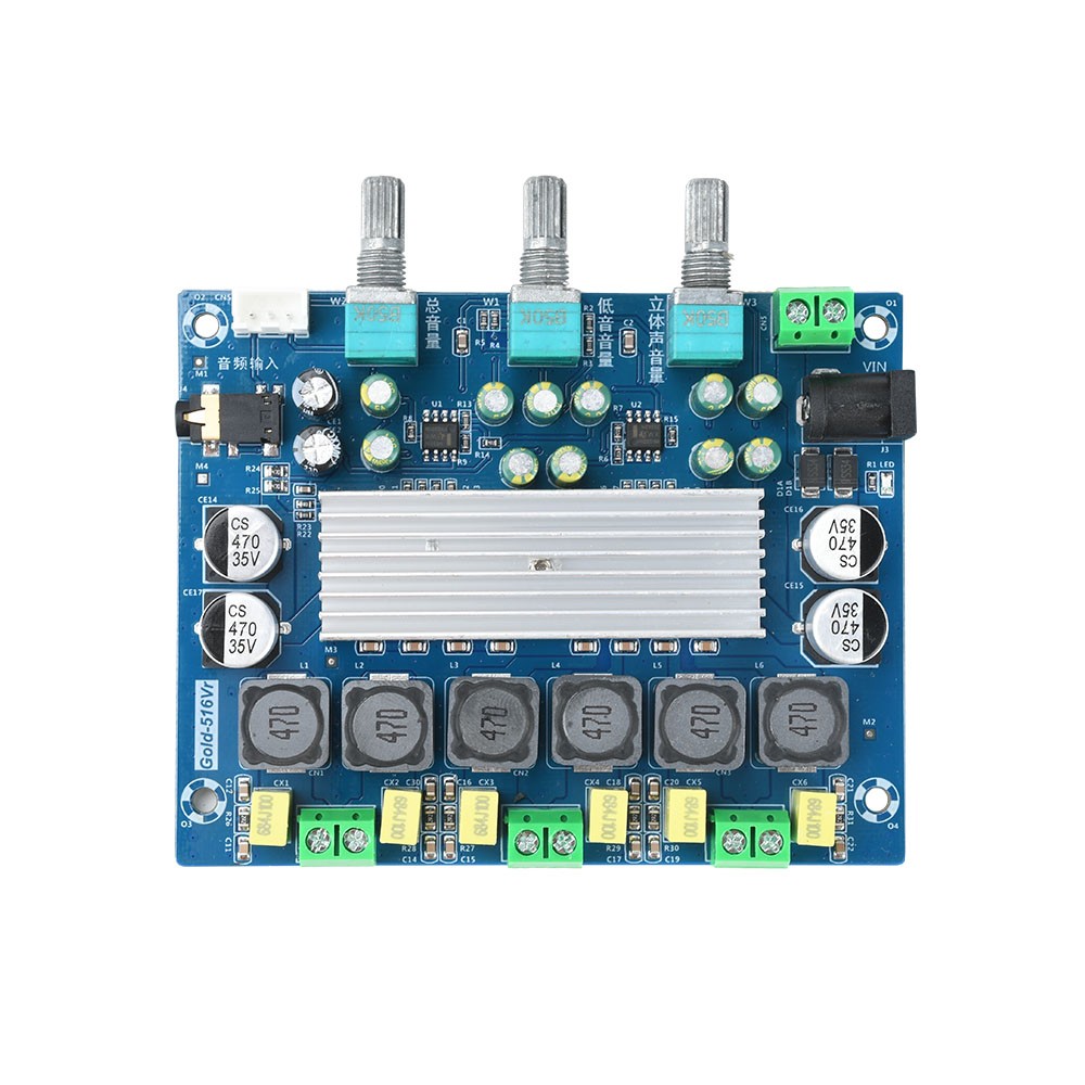 2.1 Channel Stereo Audio Power Amplifier Board Subwoofer 50W*2+100W TPA3116D2