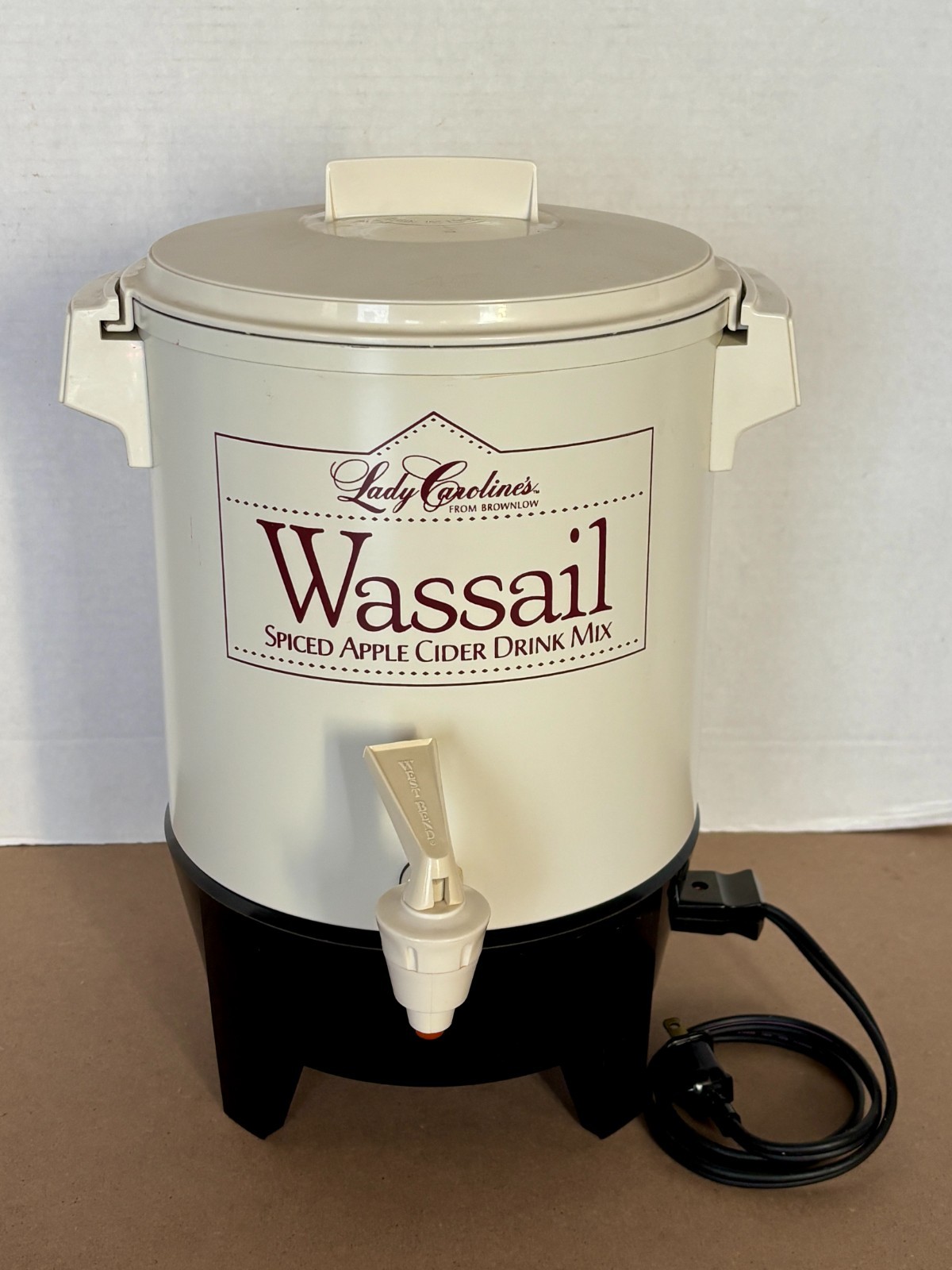 RARE West Bend Lady Caroline’s Wassail Electric Drink Dispenser – Works