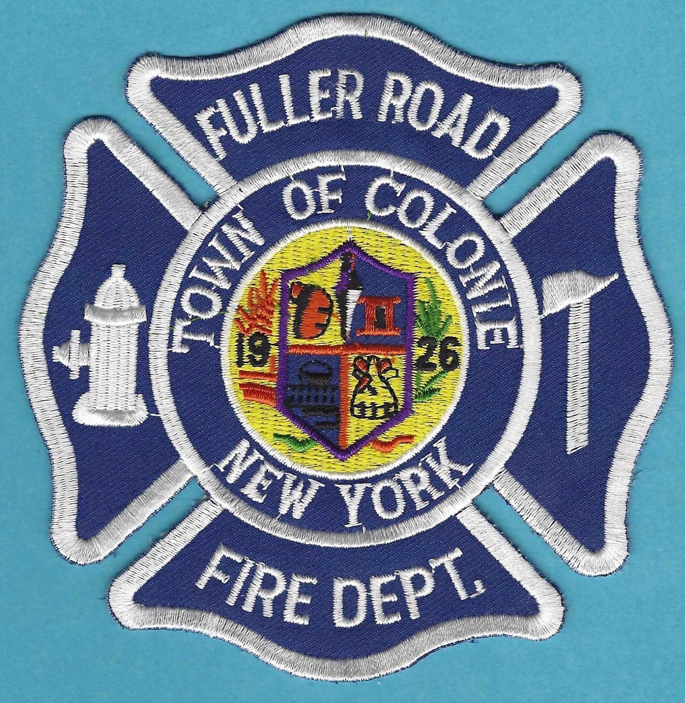COLONIE NEW YORK FULLER ROAD FIRE RESCUE PATCH