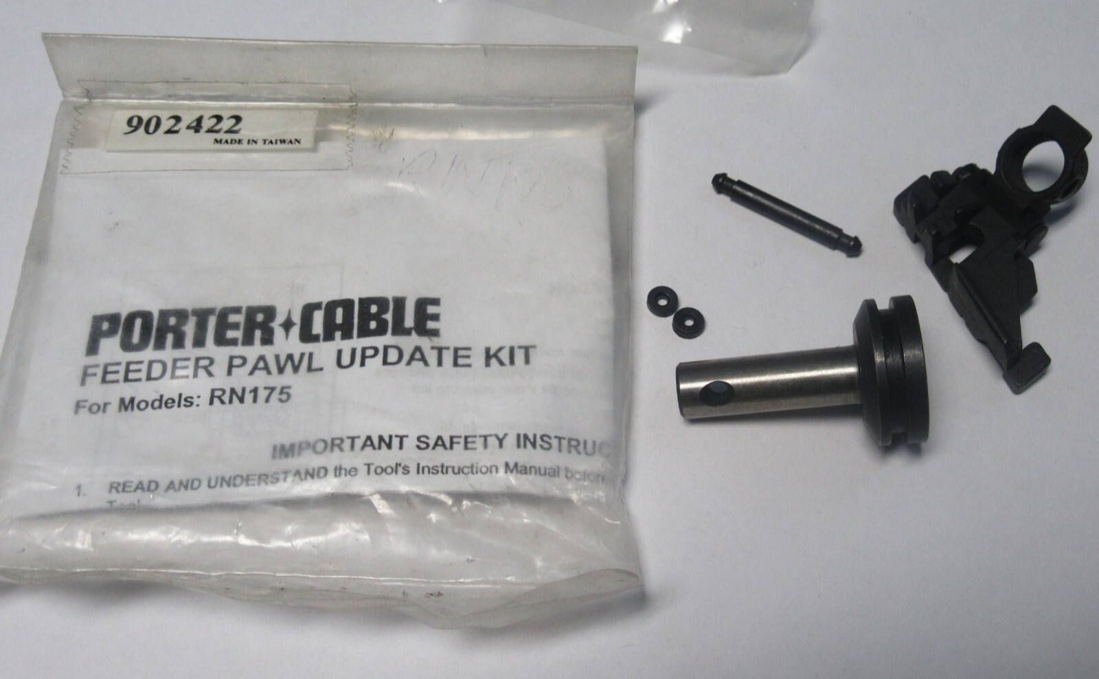 Porter Cable 902422 FEEDER Pawl Update Kit - RN175 COIL NAILER -*Brittle O-Rings