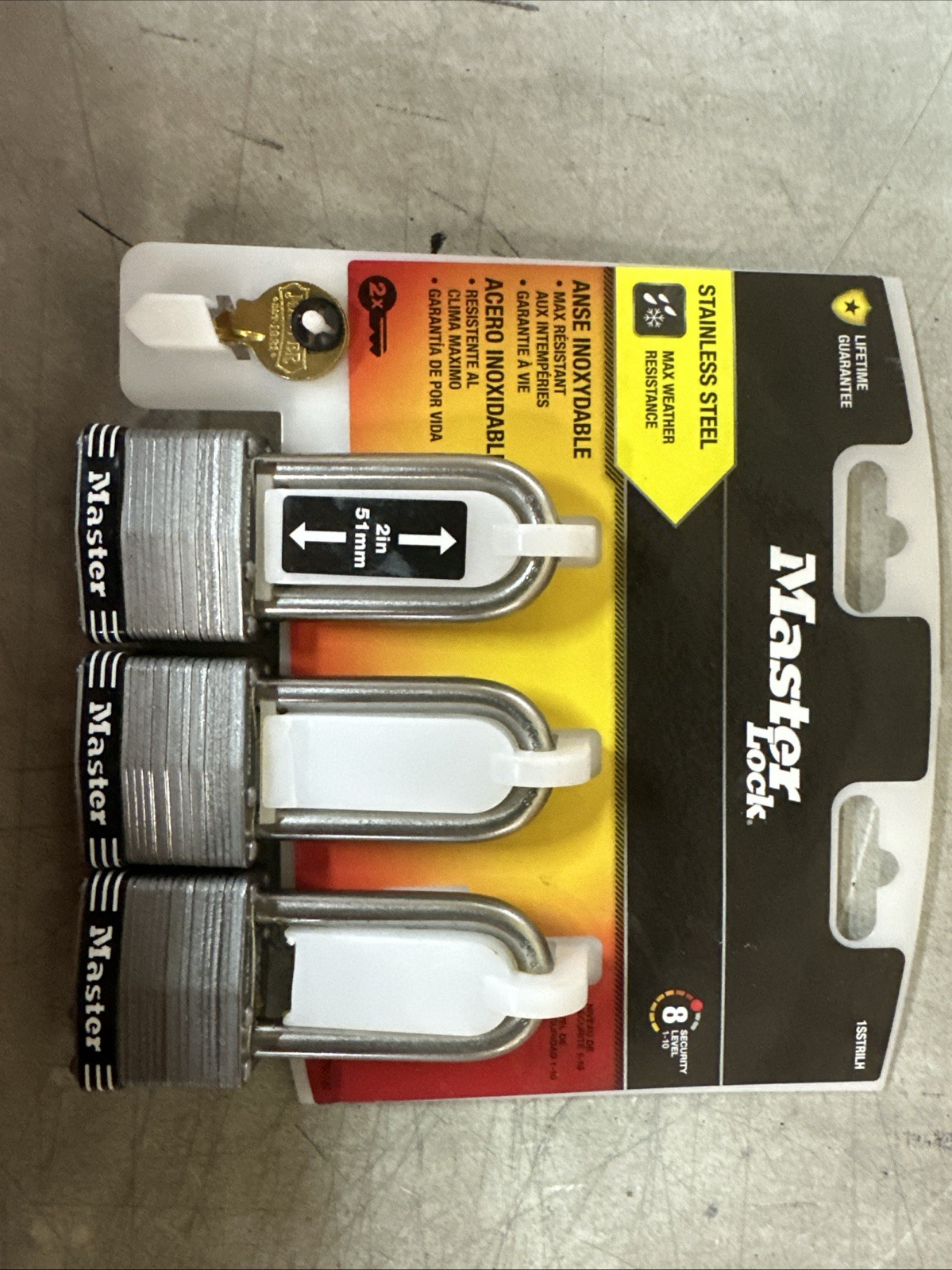 NEW Master Lock 3pack Key Code A404 PN: 1SSTRILH